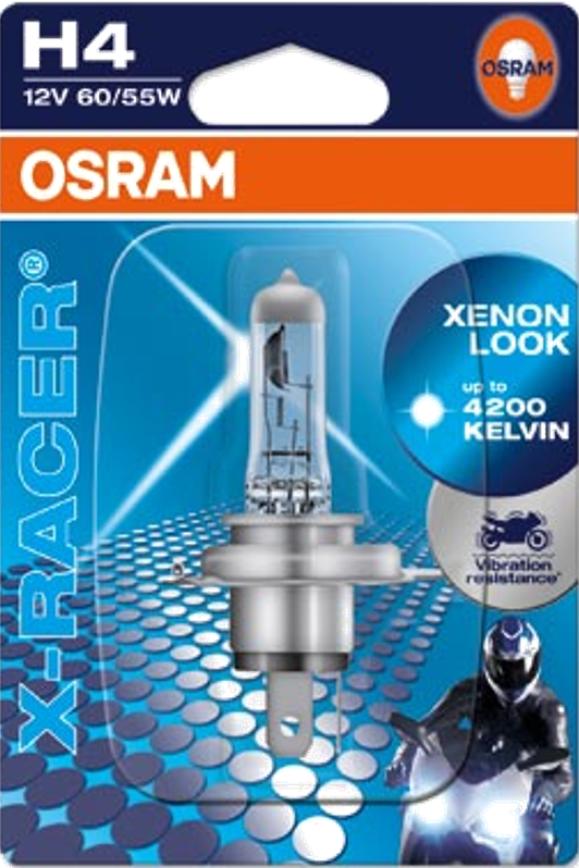 OSRAM X-Racer 60/55W 12V H4 64193XR-01B 4052899253681