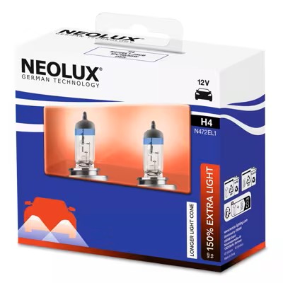 NEOLUX 150% Extra Light H4 N472EL1-2SCB 60/55W 12V P43T 10X21ANEOLX 4062172300544