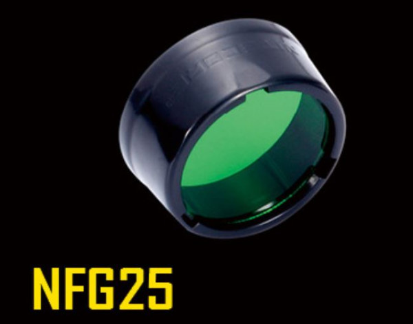 Zeleni filter za baterijske lampe NITECORE NFG25 FLASHLIGHT ACCESSORIES 6952506490356