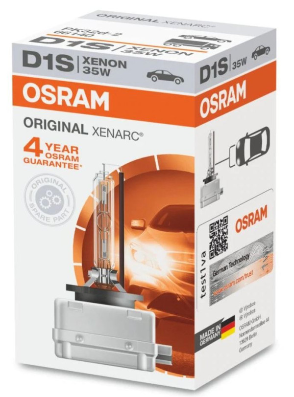 OSRAM Xenarc Original D1S 66140 35W PK32d-2 FS1 4008321184276