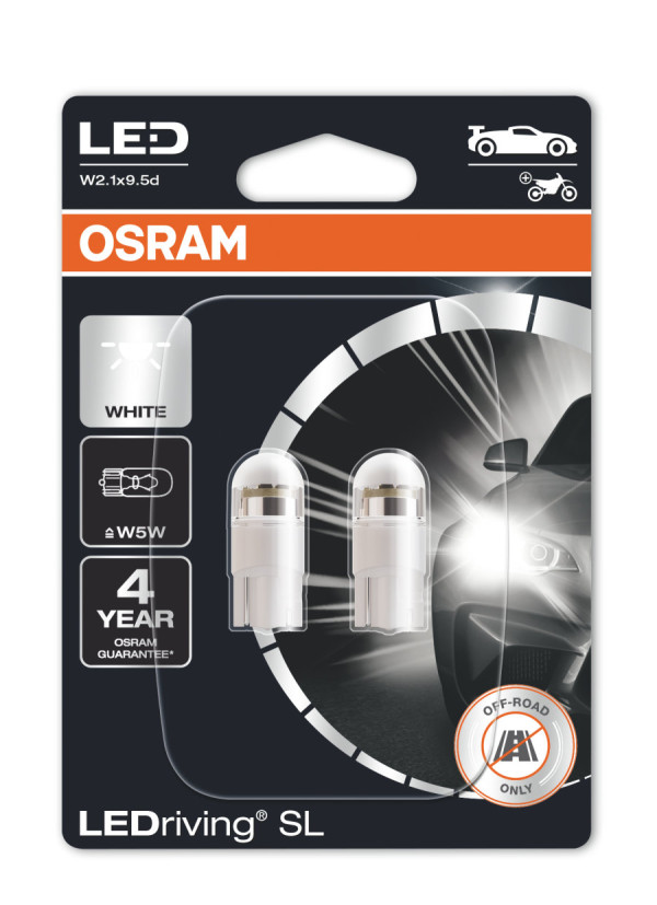 OSRAM LEDriving SL W5W White 2825DWP-02B1 4052899620810